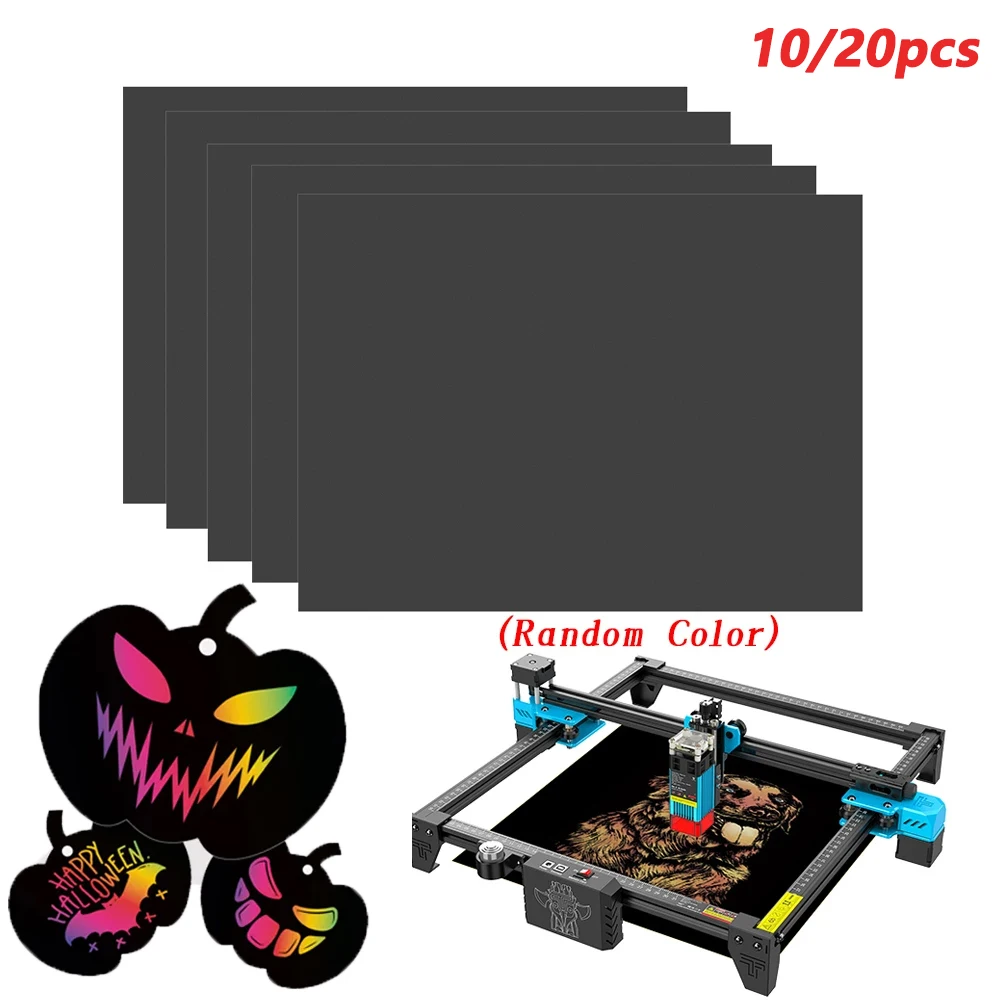 DIY Laser Engraver Magic Color Rainbow Scratch Art Paper Card Set Random Color For Laser Engraving TTS-55 DIY Drawing Gift
DIY Laser Engraver Magic Color Rainbow Scratch Art Paper Card Set Random Color For Laser Engraving TTS-55 DIY Drawing Gift