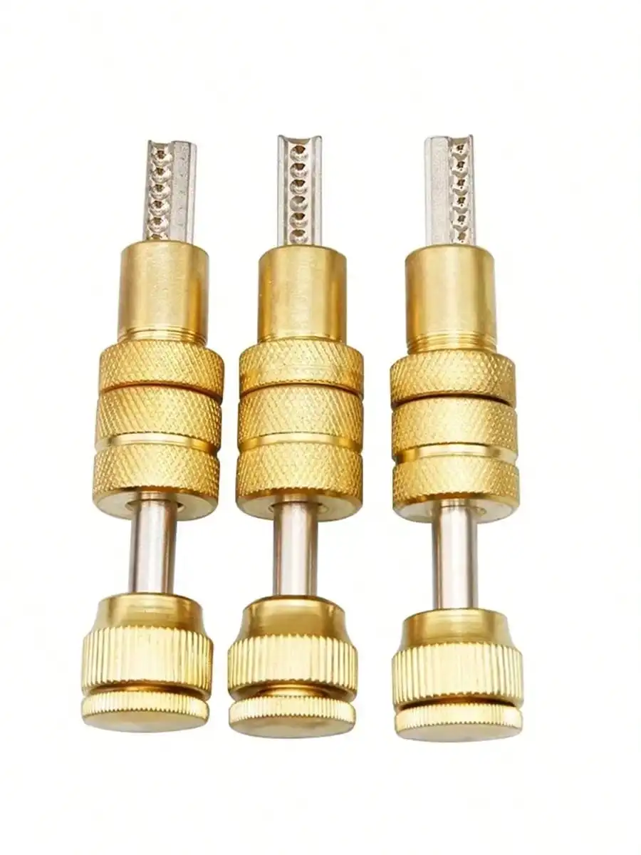 3Pcs Professional Locksmith Quick Opening Tool Brass Handle Stainless Steel Pin for AB Kaba Lock Cylinder Repair
3Pcs Professional Locksmith Quick Opening Tool Brass Handle Stainless Steel Pin for AB Kaba Lock Cylinder Repair