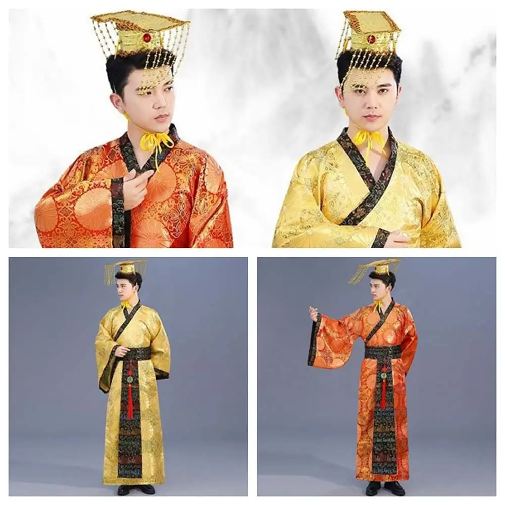 Outfit Ancient Chinese Men Hanfu Chinese Emperor King Stage Clothes Stage Costumes Chinese Men Ancient Dress Polyester
Outfit Ancient Chinese Men Hanfu Chinese Emperor King Stage Clothes Stage Costumes Chinese Men Ancient Dress Polyester