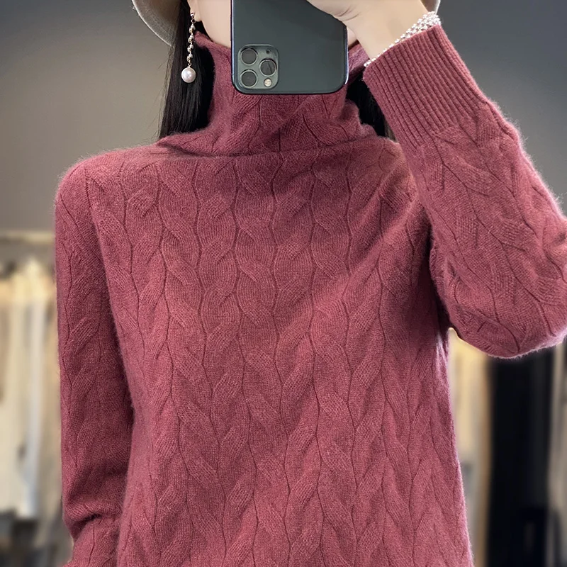 2023 New Slim Fit Quality Wool Woman Sweaters Pullovers Long Sleeve Lapel Solid Color Knitted Slim Ladies Sweater
2023 New Slim Fit Quality Wool Woman Sweaters Pullovers Long Sleeve Lapel Solid Color Knitted Slim Ladies Sweater