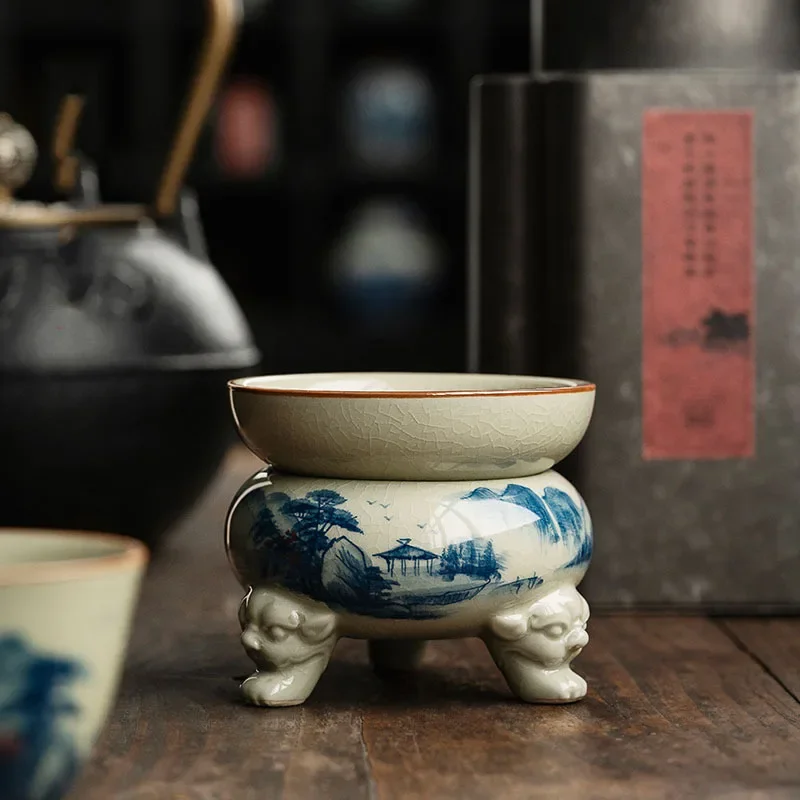 Hand Painted Landscape Chinese Tea Infuser Pottery Strainer Teaware Zen Tea Accessories Tools Filter Sieve For Tea Maker
Hand Painted Landscape Chinese Tea Infuser Pottery Strainer Teaware Zen Tea Accessories Tools Filter Sieve For Tea Maker