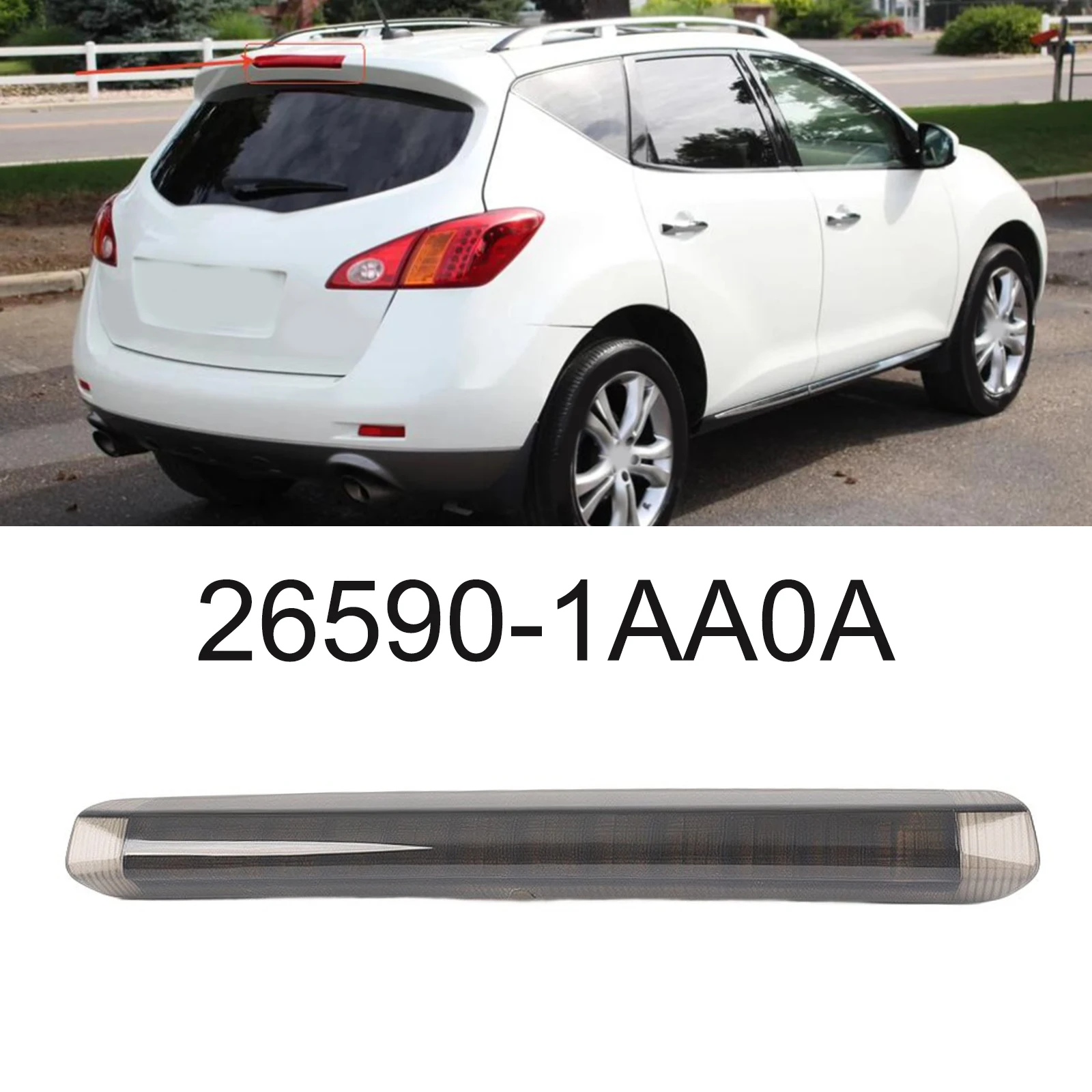 For Nissan For Murano 2009-2014 High Mount \Third 3RD \Brake \Lights \Stop Lamp 26590-1AA0A Direct Replacement Car Lights
For Nissan For Murano 2009-2014 High Mount \Third 3RD \Brake \Lights \Stop Lamp 26590-1AA0A Direct Replacement Car Lights
