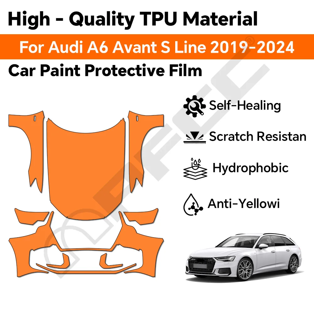 Pre-cut PPF TPU A6 Avant S Line 2019-2024 TPU Paint Protection Film Car Body Clear Bra Anti-Scratch Resistant Repairable
Pre-cut PPF TPU A6 Avant S Line 2019-2024 TPU Paint Protection Film Car Body Clear Bra Anti-Scratch Resistant Repairable