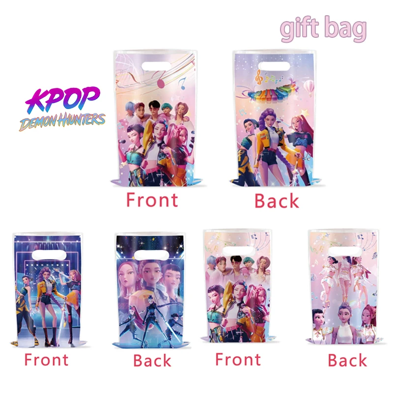 KPop Demon Hunters 10pcs Themed Party Anime Gift Bag Cute Candy Bag Children's Party Decoration Organizing Supplies Xmas Gifts
KPop Demon Hunters 10pcs Themed Party Anime Gift Bag Cute Candy Bag Children's Party Decoration Organizing Supplies Xmas Gifts