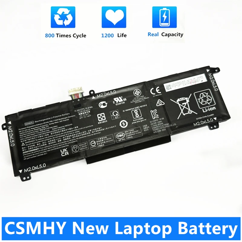 CSMHY Original SD06XL Laptop Battery For HP OMEN 15 15-EK 15-EN Series 15-EK001 15-EN001 TPN-Q236 TPN-Q238 HSTNN-DB9U L84392-005
CSMHY Original SD06XL Laptop Battery For HP OMEN 15 15-EK 15-EN Series 15-EK001 15-EN001 TPN-Q236 TPN-Q238 HSTNN-DB9U L84392-005