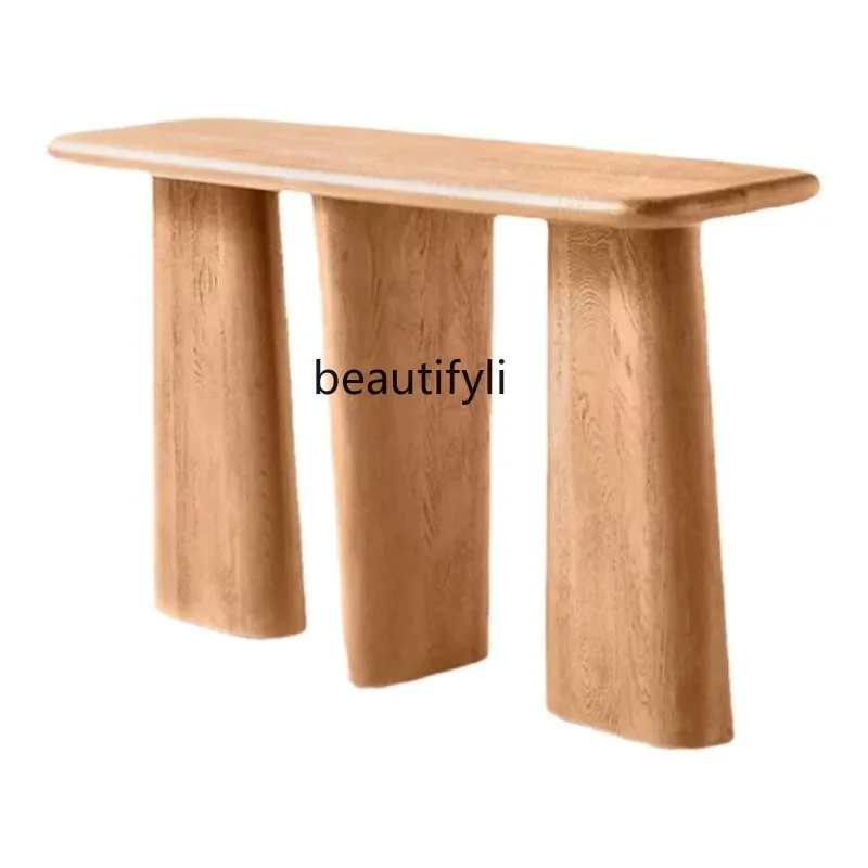 Solid Wood Porch Table against the Wall, Living Room, Side View Tables, Quiet Wind, Right Door, Console
Solid Wood Porch Table against the Wall, Living Room, Side View Tables, Quiet Wind, Right Door, Console