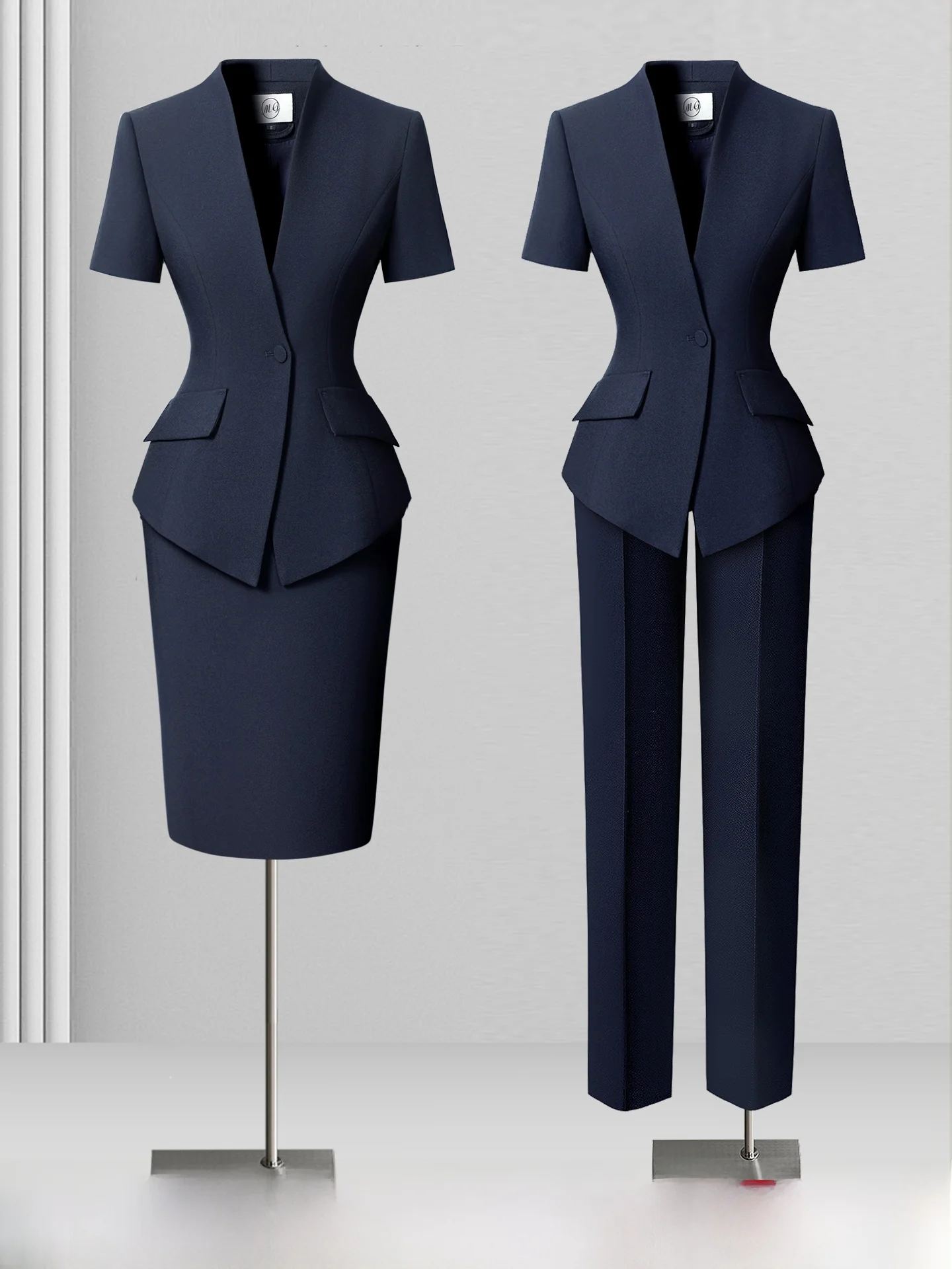 Summer Thin Professional Suit Set for Women Front Desk Jewelry Store Work Uniform High Quality Elegant Feel Hotel Front Desk ...
Summer Thin Professional Suit Set for Women Front Desk Jewelry Store Work Uniform High Quality Elegant Feel Hotel Front Desk ...
