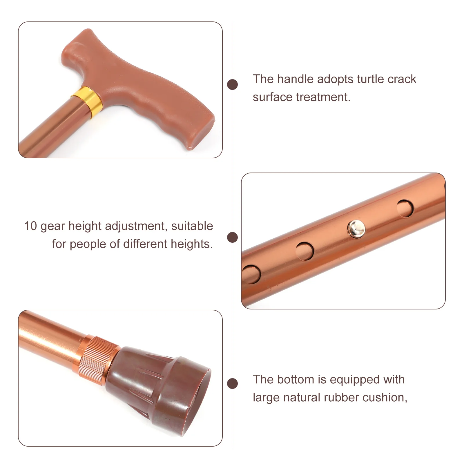 Aluminum Alloy Crutches Elderly Waking Stick Walking Cane for Women Outdoor Camping Climbing Canes Trekking Pole
Aluminum Alloy Crutches Elderly Waking Stick Walking Cane for Women Outdoor Camping Climbing Canes Trekking Pole