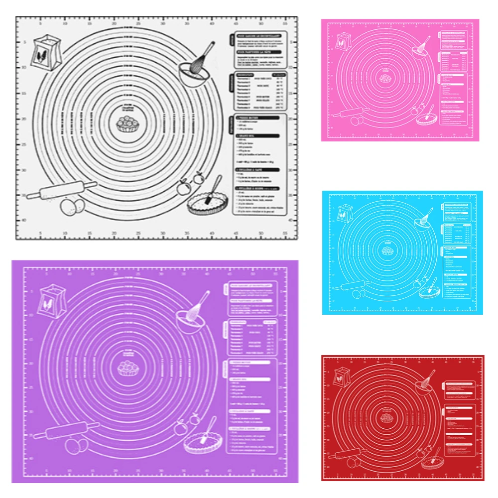 EVA Baking Mat with Measurements Heat Resistant Non-Stick Dough Mat for Kneading Rolling Fondant Pie Pizza Cookies Reusable
EVA Baking Mat with Measurements Heat Resistant Non-Stick Dough Mat for Kneading Rolling Fondant Pie Pizza Cookies Reusable