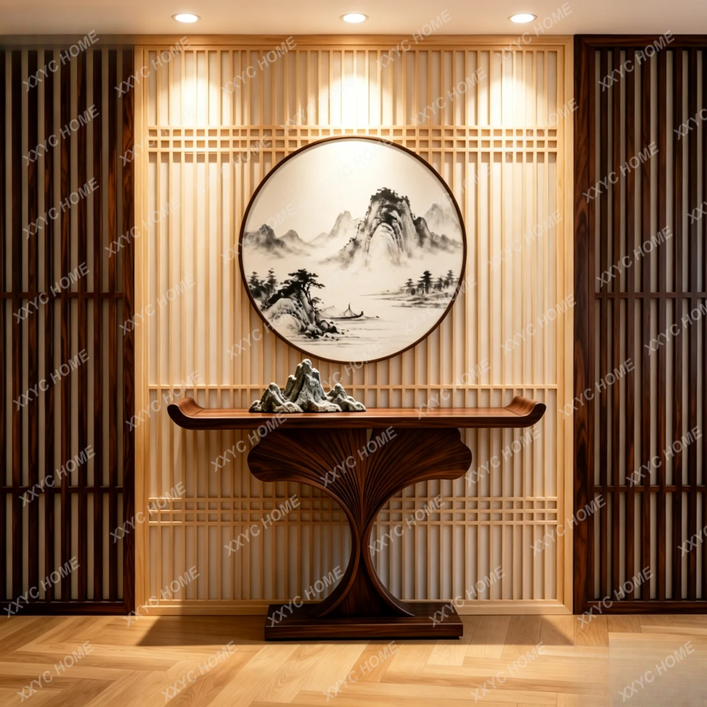 chinoiserie console table, living room mortise and tenon technology, accessible luxury multi-functional ebony wood console table
chinoiserie console table, living room mortise and tenon technology, accessible luxury multi-functional ebony wood console table