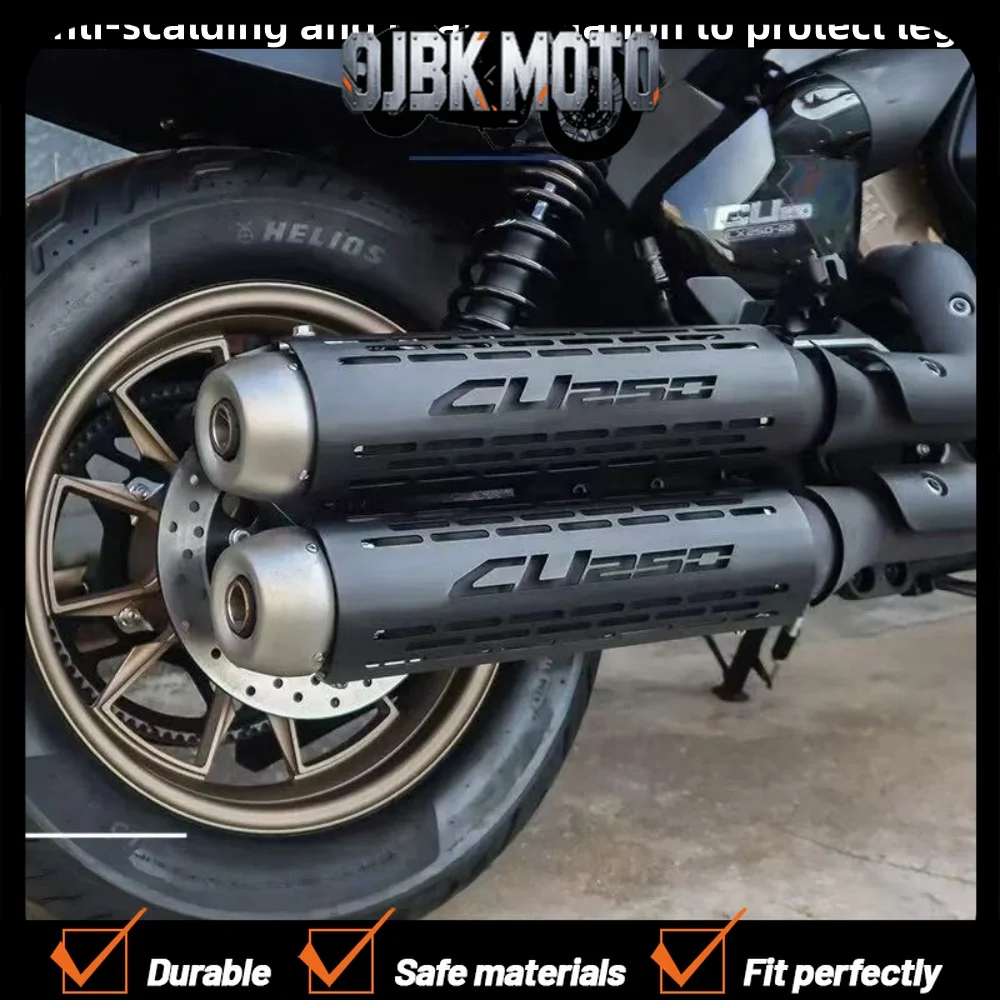 【Perfect fit】Motorcycle exhaust pipe heat shield, scalding cover, CU250 exhaust cover accessories suitable for VOGE CU250
【Perfect fit】Motorcycle exhaust pipe heat shield, scalding cover, CU250 exhaust cover accessories suitable for VOGE CU250