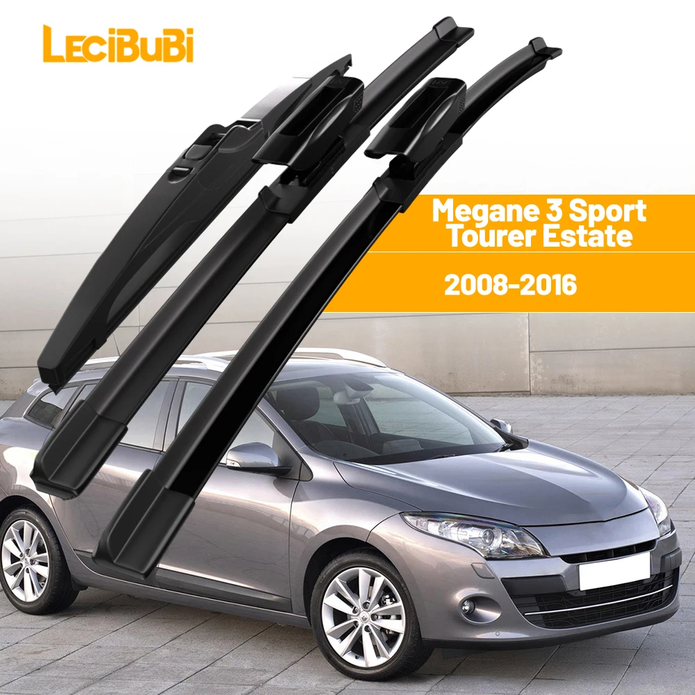 For Renault Megane 3 Sport Tourer Estate 2008-2016 1set Front & Rear Windshield Wiper Blades Windscreen Wipers 2009 Accessories
For Renault Megane 3 Sport Tourer Estate 2008-2016 1set Front & Rear Windshield Wiper Blades Windscreen Wipers 2009 Accessories