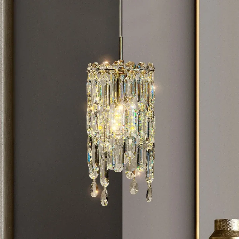 Nordic Crystal Ceiling Chandelier Transparent Lustre Pendant Light for Dining Table Bedroom Bedside Bar Counter Led Hanging Lamp
Nordic Crystal Ceiling Chandelier Transparent Lustre Pendant Light for Dining Table Bedroom Bedside Bar Counter Led Hanging Lamp
