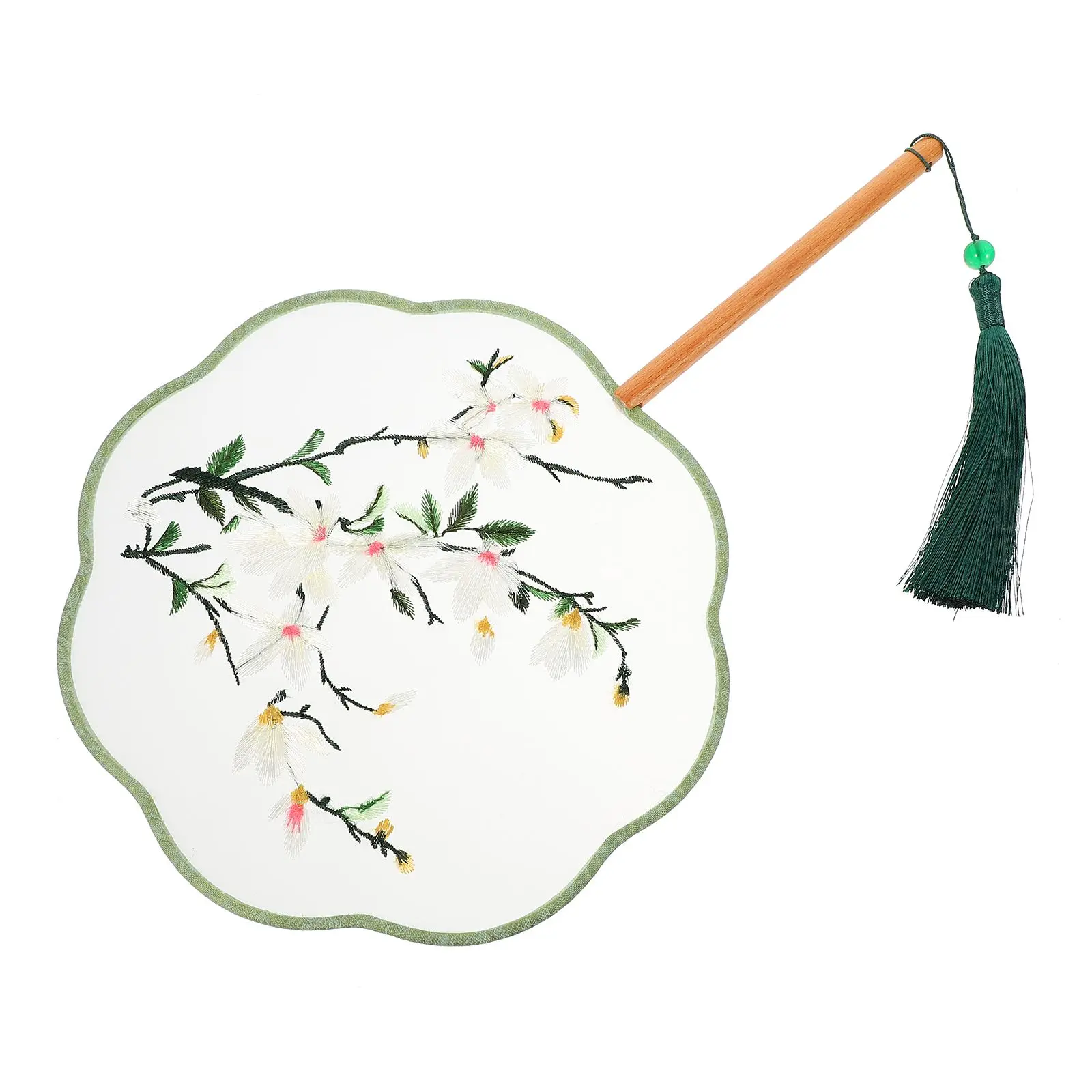 Embroidered Silk Round Fans Circular Decorative Hand Fans Chinese Style Room Tassel Traditional Collection Lightweight Fine
Embroidered Silk Round Fans Circular Decorative Hand Fans Chinese Style Room Tassel Traditional Collection Lightweight Fine