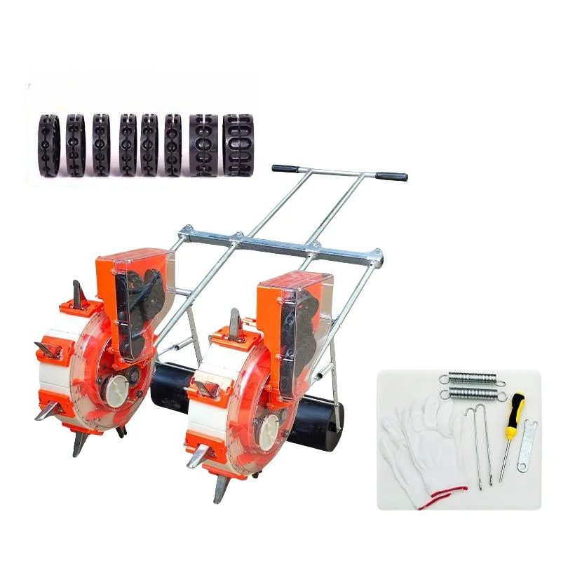 Hand-Pushed Two-Row Corn Soybean Peanut Seed Seeder Adjustable Seeder Agricultural Machinery Tools Maize Seeder Farmer
Hand-Pushed Two-Row Corn Soybean Peanut Seed Seeder Adjustable Seeder Agricultural Machinery Tools Maize Seeder Farmer