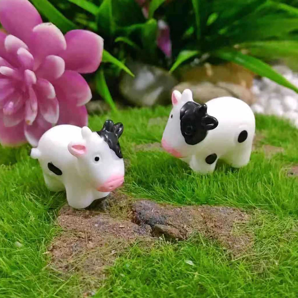 10pcs Cow Ornaments Mini Figurines White Small Desk Bookshelf Decor Landscape Statues Garden Accessories Cow Decorations
10pcs Cow Ornaments Mini Figurines White Small Desk Bookshelf Decor Landscape Statues Garden Accessories Cow Decorations