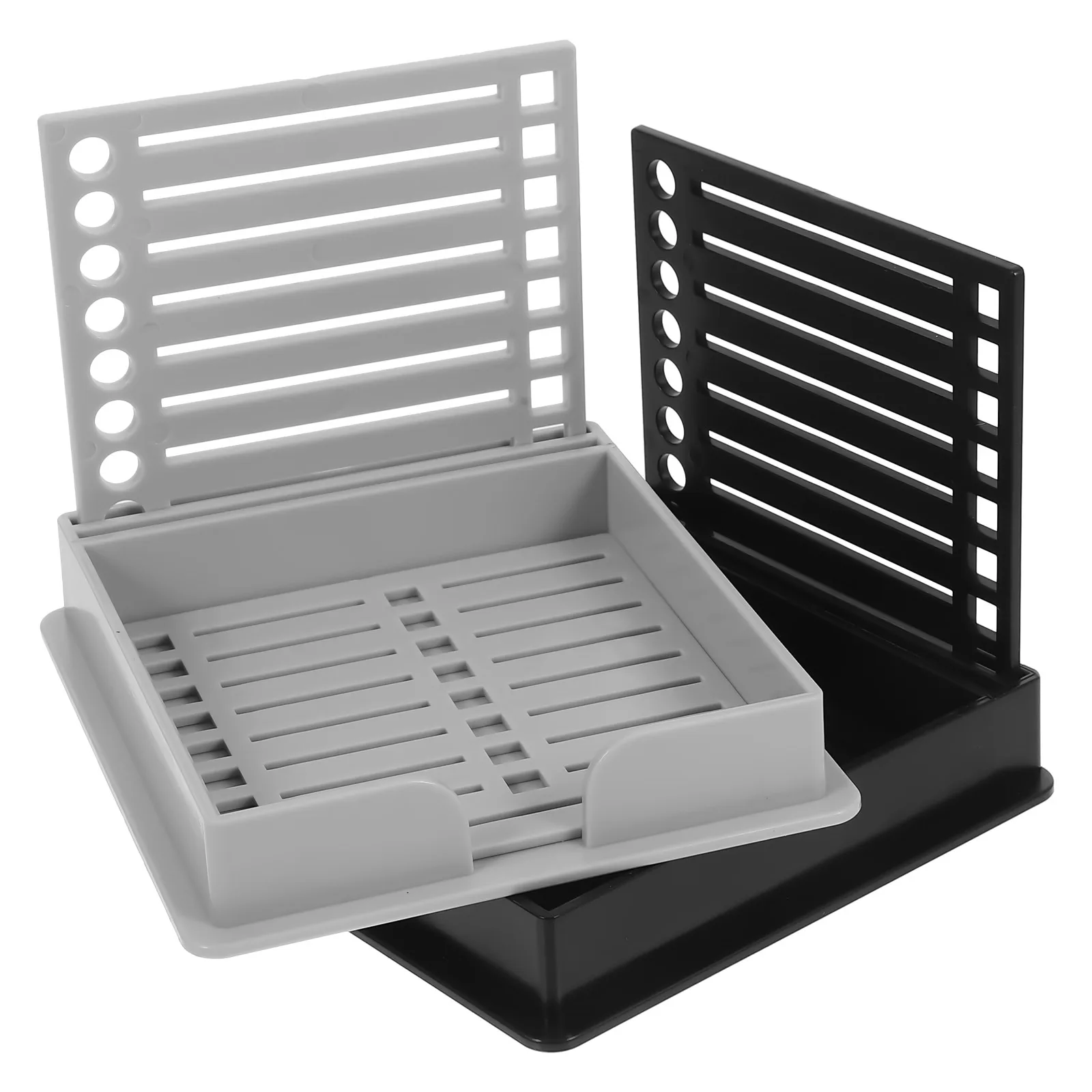 2 Pcs Storage Box Notepad Holders for Desk Business Card Bracket Pads Plastic Filing Diaplay Cube Display Stand
2 Pcs Storage Box Notepad Holders for Desk Business Card Bracket Pads Plastic Filing Diaplay Cube Display Stand