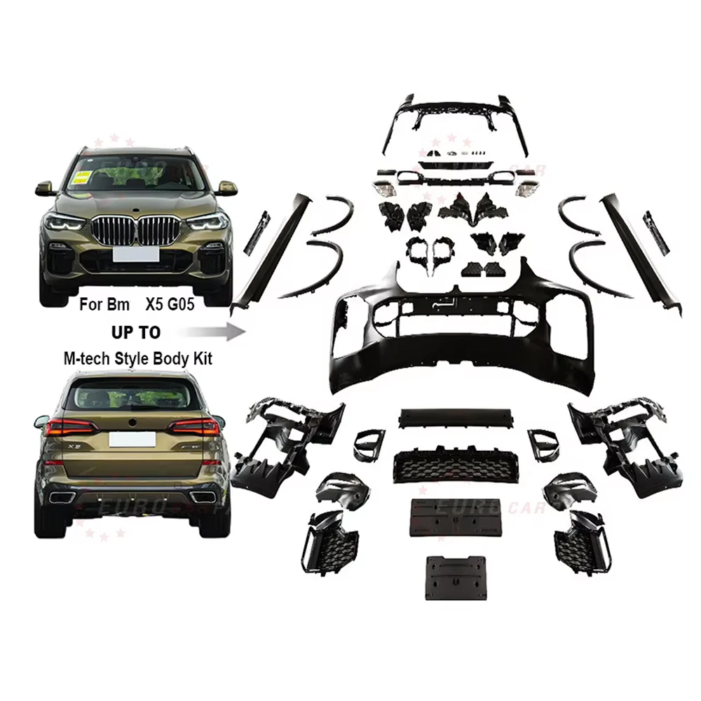M-tech Style Body Kits for Bm X5 G05 Body Kit Upgrade To Mtech Sport Style Car Bumper Accessories PP Facelift Kit Auto Parts
M-tech Style Body Kits for Bm X5 G05 Body Kit Upgrade To Mtech Sport Style Car Bumper Accessories PP Facelift Kit Auto Parts