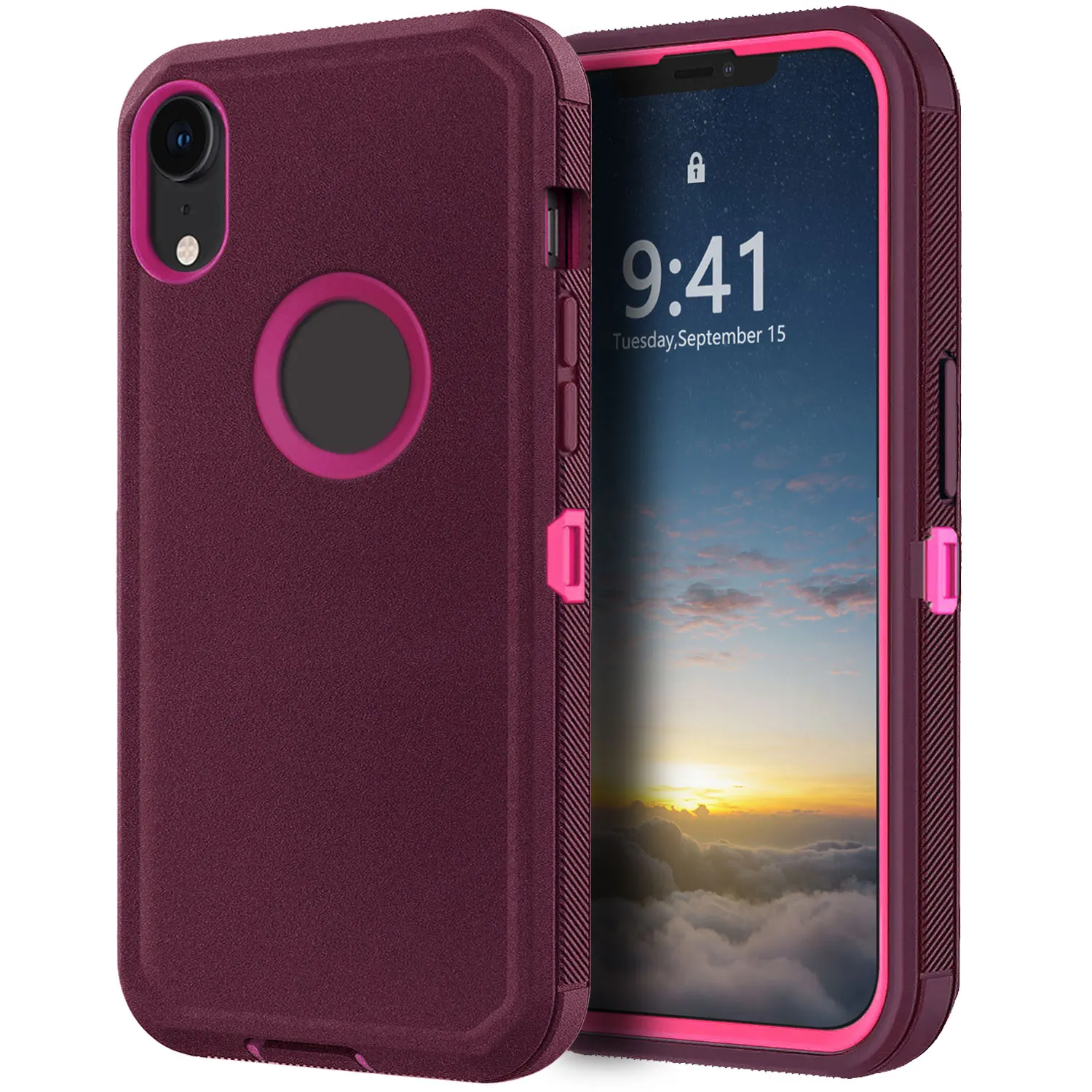 Красный чехол для iPhone XR, сверхпрочный противоударный жесткий защитный прочный гибридный 3-в-1 слой чехол для телефона
Красный чехол для iPhone XR, сверхпрочный противоударный жесткий защитный прочный гибридный 3-в-1 слой чехол для телефона