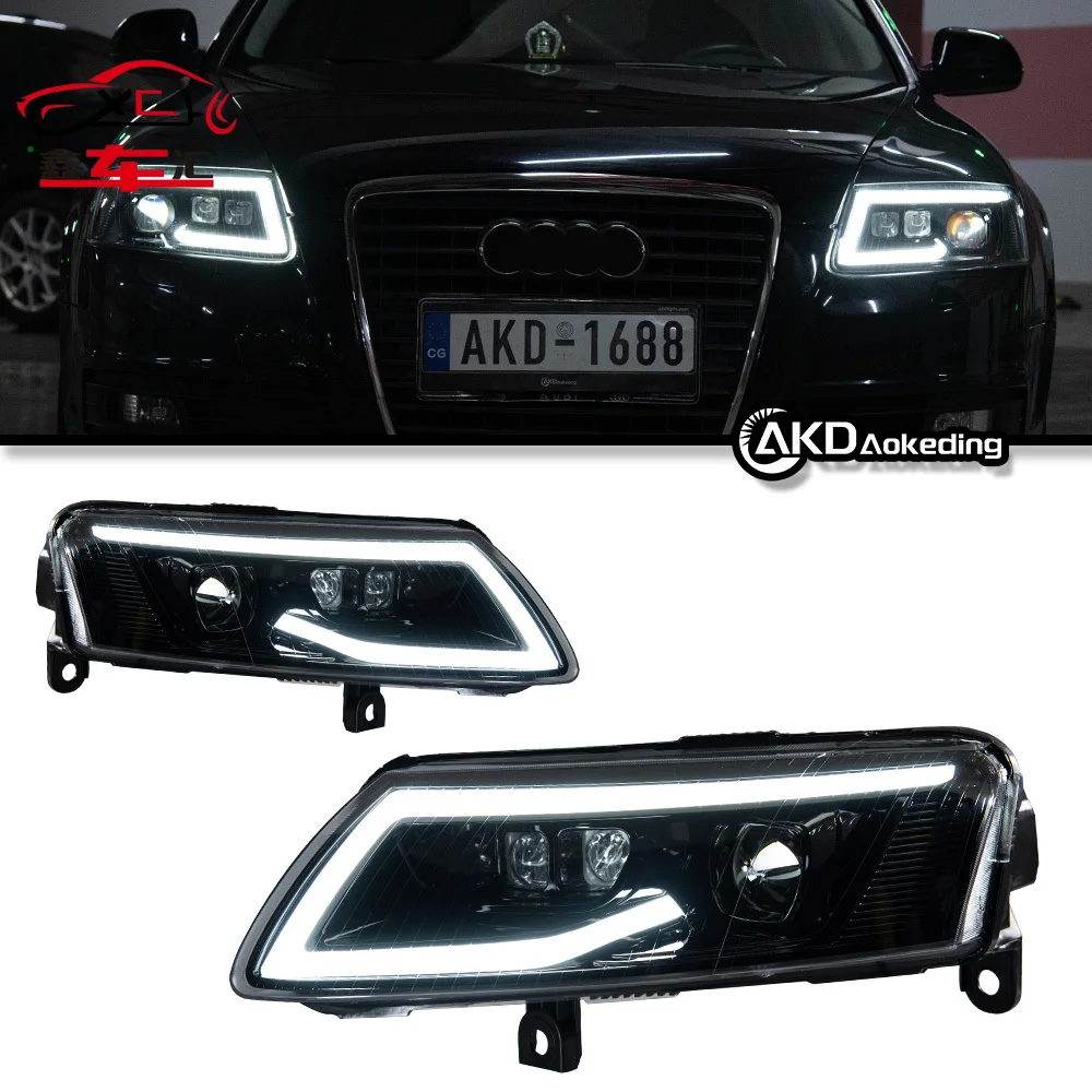 XCH Headlight For Audi A6 C6 LED Headlights 2005-2011 Upgrade Design LED Headlight DRL Dynamic Singal High Low Beam
XCH Headlight For Audi A6 C6 LED Headlights 2005-2011 Upgrade Design LED Headlight DRL Dynamic Singal High Low Beam