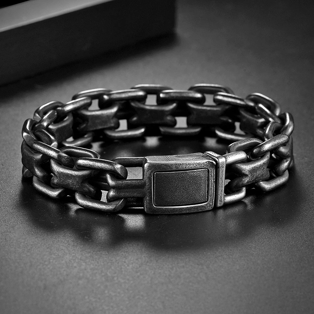 Vintage Heavy Double Zero Link Chain Bracelet For Men Boys Stainless Steel Fashion Punk Cuban Bangles Jewelry Gifts Dropshipping
Vintage Heavy Double Zero Link Chain Bracelet For Men Boys Stainless Steel Fashion Punk Cuban Bangles Jewelry Gifts Dropshipping