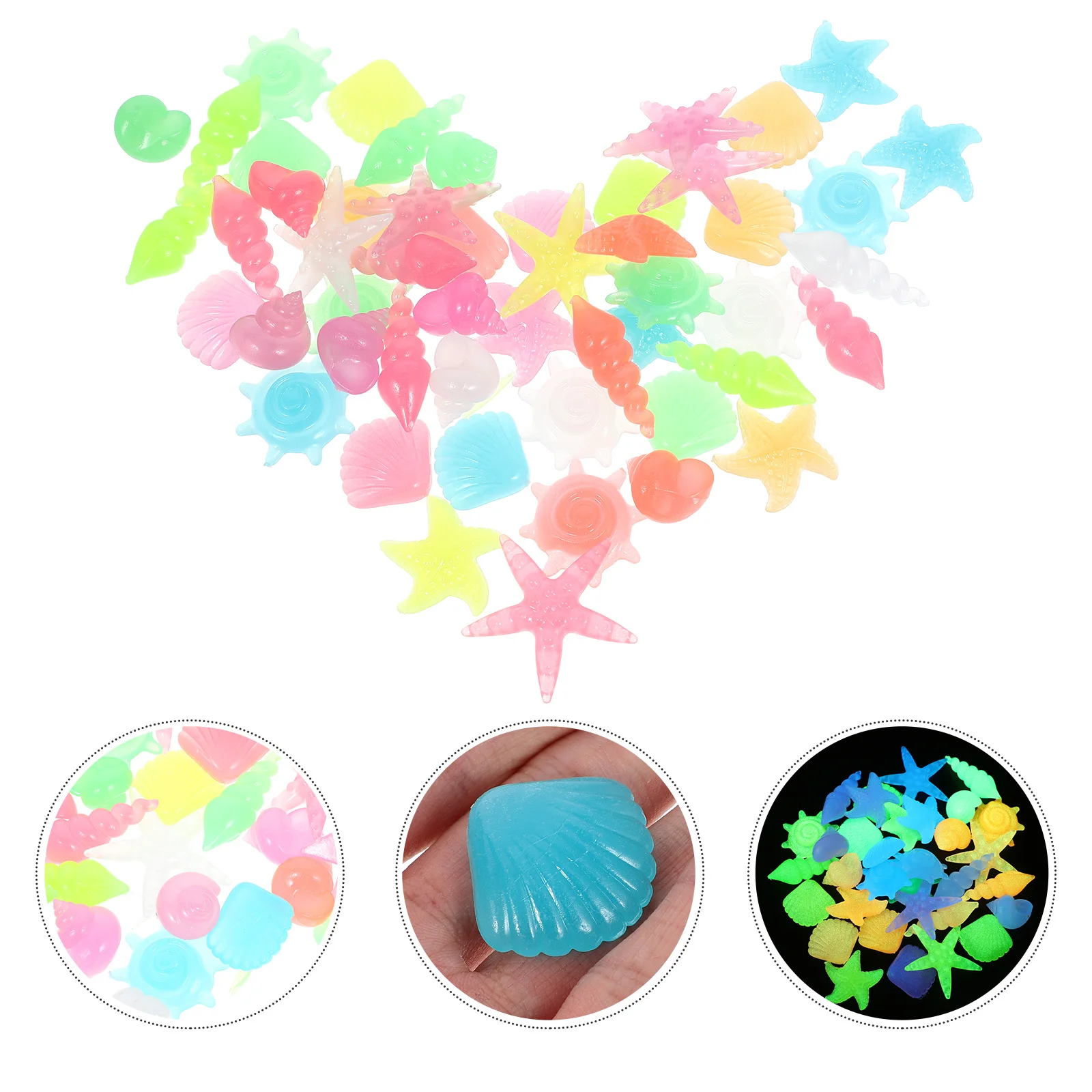 50 Pcs Glow in the Dark Pebbles Fluorescent Resin Gravels for Fish Tank Aquarium Decorations Night
50 Pcs Glow in the Dark Pebbles Fluorescent Resin Gravels for Fish Tank Aquarium Decorations Night