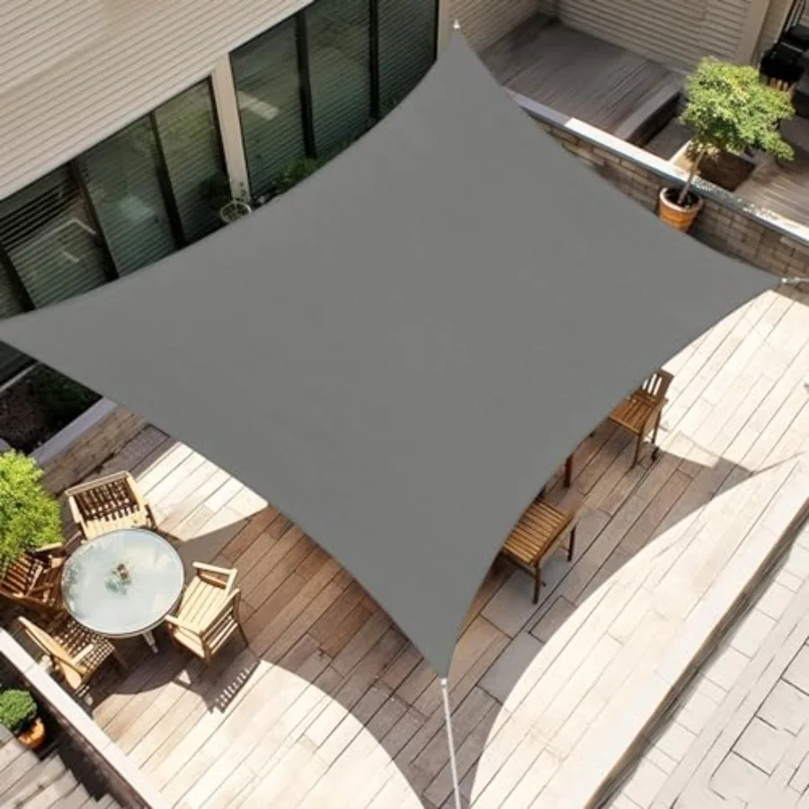 Sun Shade Sail 14'X20' Rectangle Dark Grey HDPE UV Protection Breathable Canopy for Patio Lawn Garden Outdoor Use
Sun Shade Sail 14'X20' Rectangle Dark Grey HDPE UV Protection Breathable Canopy for Patio Lawn Garden Outdoor Use