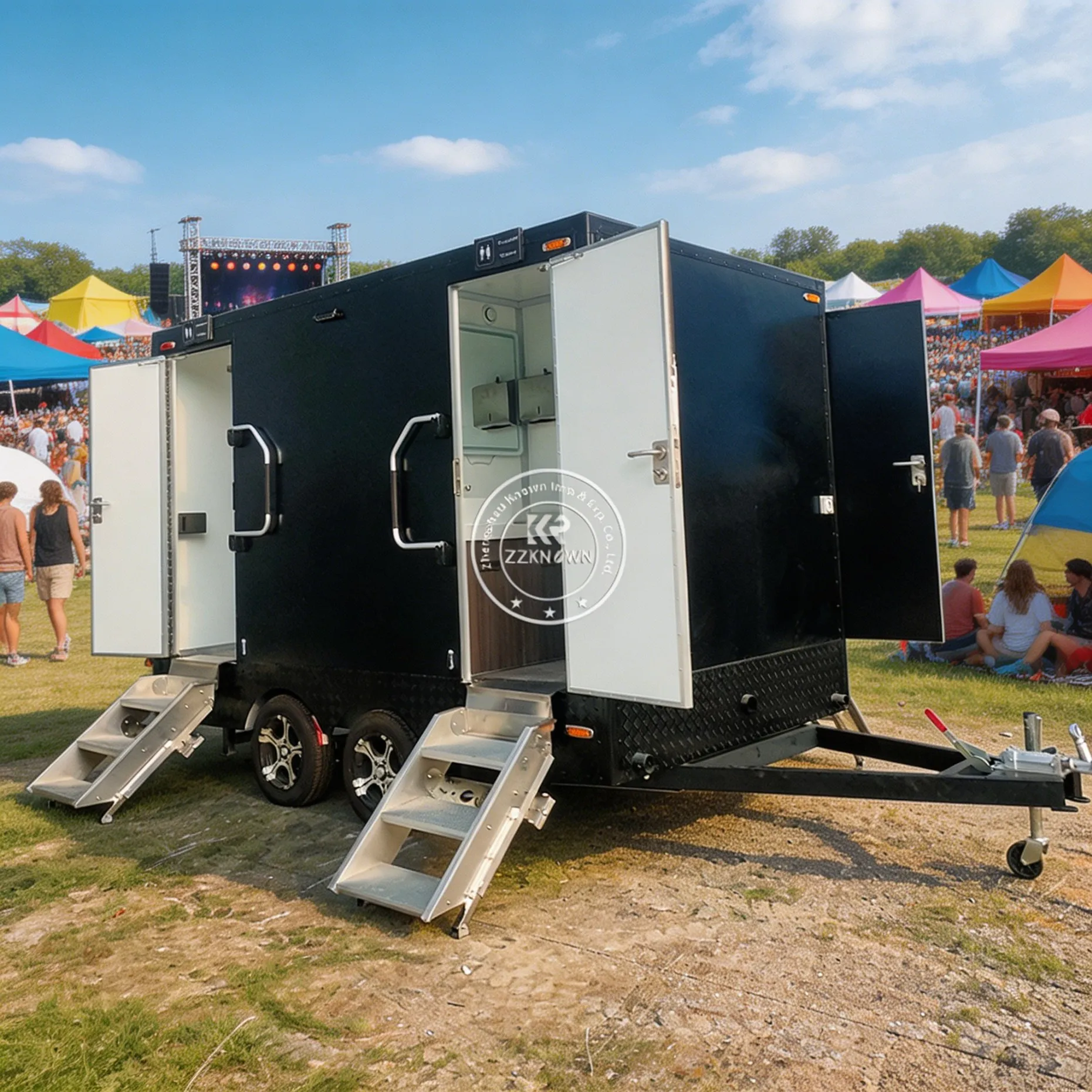 Stainless Steel Portable Toilet Trailer Vip Luxury Bathroom Trailers Outdoor Mobile Restroom Trailer with Air Conditioner
Stainless Steel Portable Toilet Trailer Vip Luxury Bathroom Trailers Outdoor Mobile Restroom Trailer with Air Conditioner
