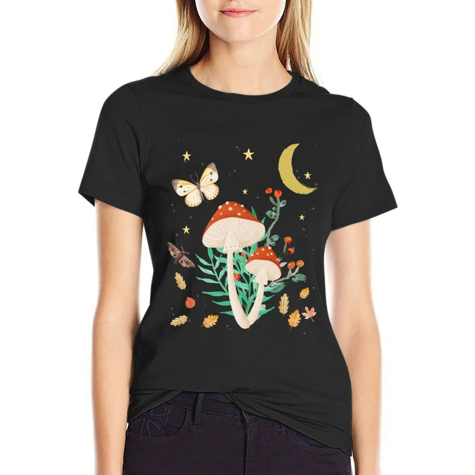 Cottagecore Mushroom Dark Aesthetic Goblincore Design T-Shirt sweat plus sizes Top Women
Cottagecore Mushroom Dark Aesthetic Goblincore Design T-Shirt sweat plus sizes Top Women
