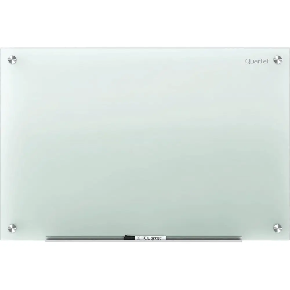 Large Glass Dry Erase Whiteboard, 4' x 3', Non-Magnetic, Roasted White
Large Glass Dry Erase Whiteboard, 4' x 3', Non-Magnetic, Roasted White