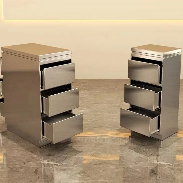 Fashion Modern Barber Sop Furniture Stainless Steel Styling Salon Tool Beauty Hair Salon Side Trolley with Wheels and Drawers
Fashion Modern Barber Sop Furniture Stainless Steel Styling Salon Tool Beauty Hair Salon Side Trolley with Wheels and Drawers