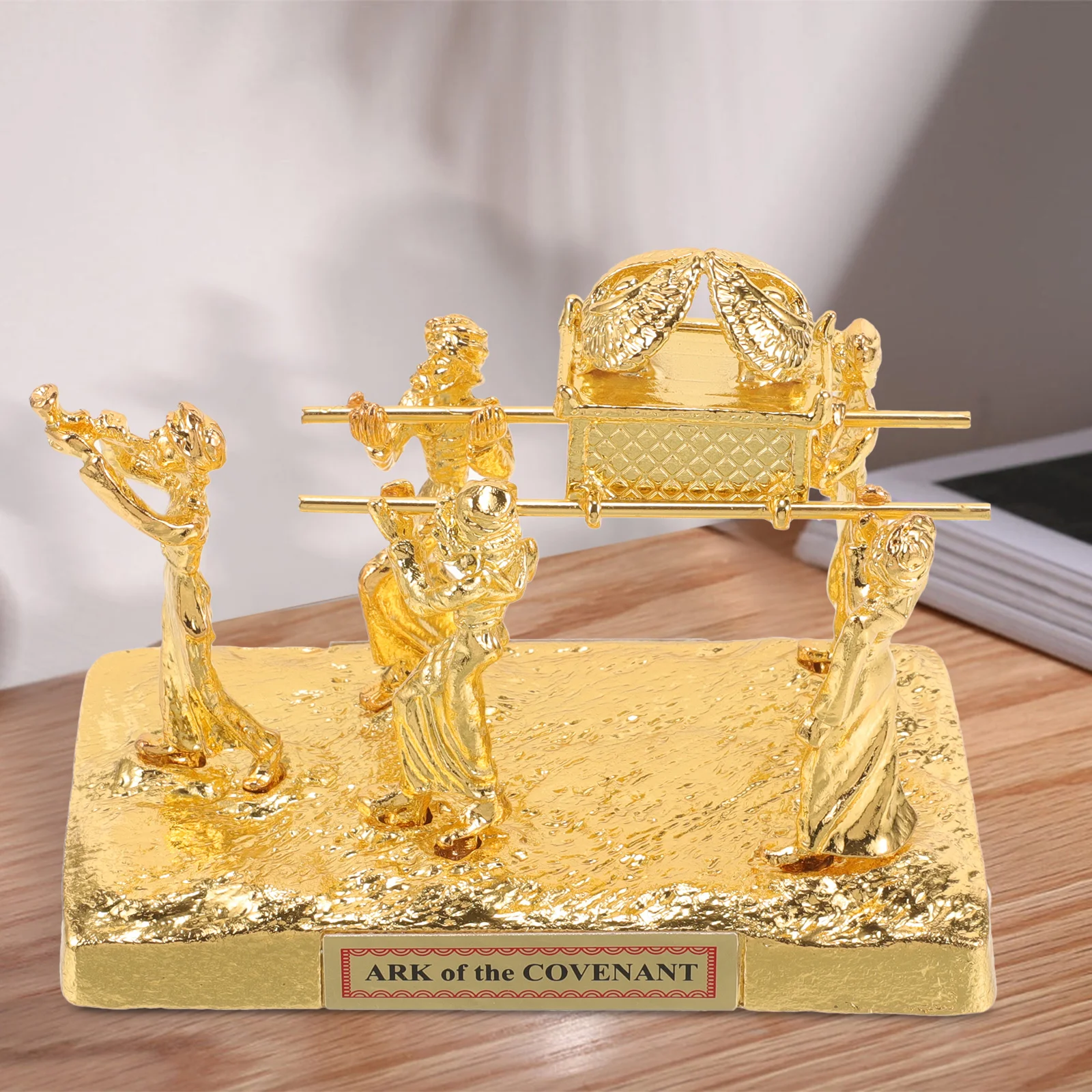 Gift Five Men Carried of Covenant Decor Alloy Craft Model Jesus Metal Golden Israel Home
Gift Five Men Carried of Covenant Decor Alloy Craft Model Jesus Metal Golden Israel Home