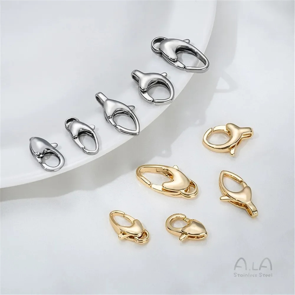 Non-fading Titanium Steel Lobster Buckle Stainless Steel Heart Spring Buckle DIY Bracelet Jewelry Button Head Accessories
Non-fading Titanium Steel Lobster Buckle Stainless Steel Heart Spring Buckle DIY Bracelet Jewelry Button Head Accessories