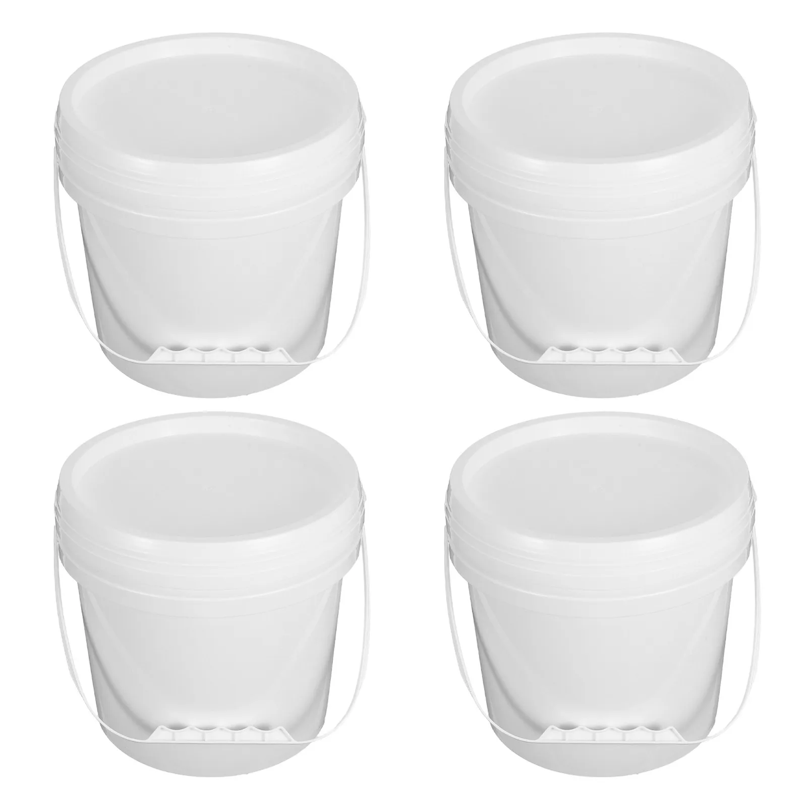 Набор из 4 больших белых контейнеров для хранения продуктов с герметичными крышками и прочными ручками для молока, джема, мороженого, для морозильной камеры и кладовой
Набор из 4 больших белых контейнеров для хранения продуктов с герметичными крышками и прочными ручками для молока, джема, мороженого, для морозильной камеры и кладовой