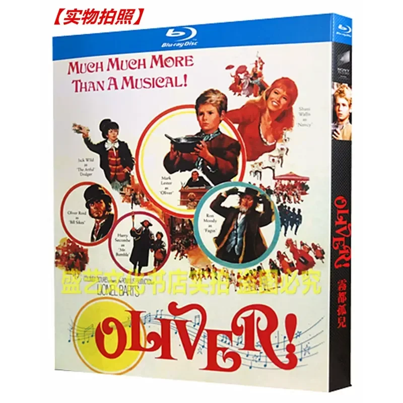 BD Blu-ray Disc Oscar Movie Oliver Twist Orphan Tears 1968 Restored Edition Boxed Bilingual Chinese and English
BD Blu-ray Disc Oscar Movie Oliver Twist Orphan Tears 1968 Restored Edition Boxed Bilingual Chinese and English