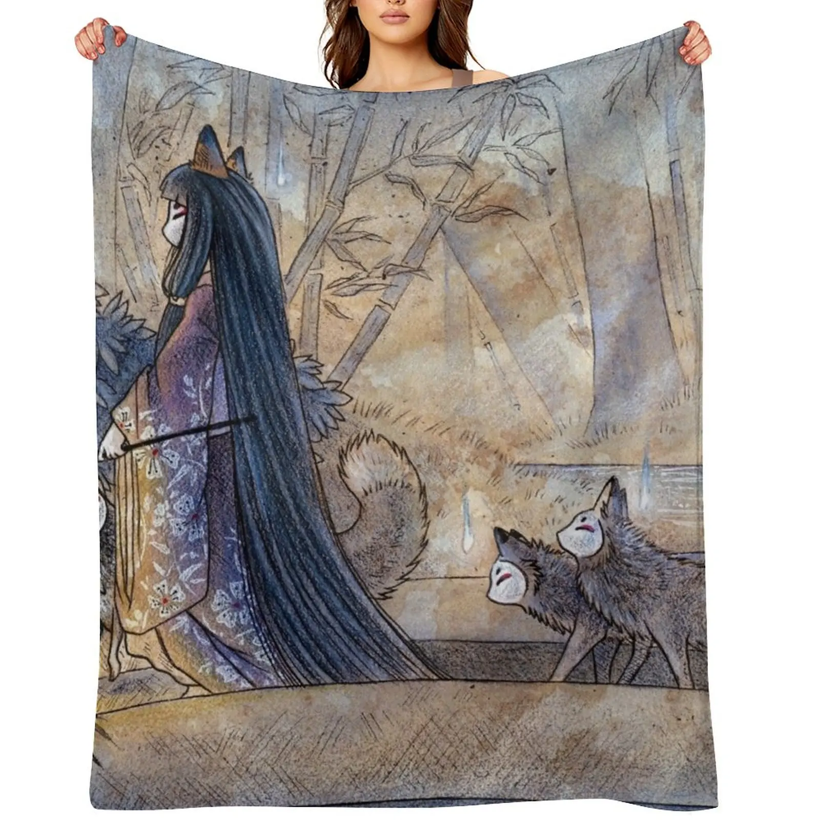 Silent Crossing of the Kitsune Throw Blanket Luxury Thicken Sleeping Bag Personalized Gift Camping Blankets
Silent Crossing of the Kitsune Throw Blanket Luxury Thicken Sleeping Bag Personalized Gift Camping Blankets