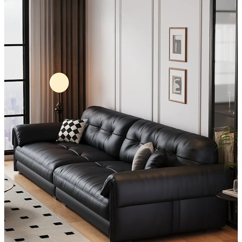 Luxury Selection | Italian Minimalist Elephant Ear Sofa, the first layer of cowhide interpretation, the living room is lined up
Luxury Selection | Italian Minimalist Elephant Ear Sofa, the first layer of cowhide interpretation, the living room is lined up