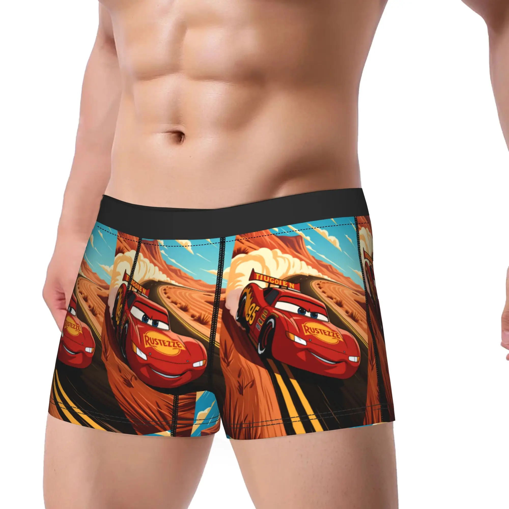 Lightning McQueen Desert Race Art Boxershorts Pouch Underwear Quality Custom Boxer Brief Soft Trend Man Underpants Plus Size 2XL
Lightning McQueen Desert Race Art Boxershorts Pouch Underwear Quality Custom Boxer Brief Soft Trend Man Underpants Plus Size 2XL