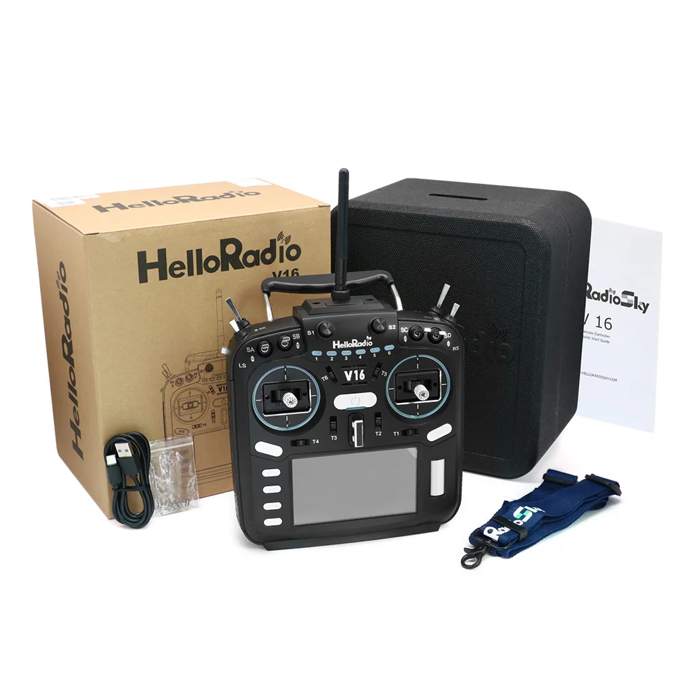 HelloRadio V16 PRO Многопротокольный пульт дистанционного управления Высокочастотная головка EDGTX с сенсорным экраном Радиопередатчик для RC FPV Drone
HelloRadio V16 PRO Многопротокольный пульт дистанционного управления Высокочастотная головка EDGTX с сенсорным экраном Радиопередатчик для RC FPV Drone