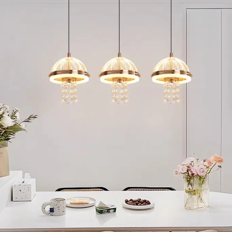 Modern Minimalist LED Hanging Lamp Bedside Restaurant Bar Ball Lustre Cafe Home Decor Luminaire Jellyfish Design Pendant Lights
Modern Minimalist LED Hanging Lamp Bedside Restaurant Bar Ball Lustre Cafe Home Decor Luminaire Jellyfish Design Pendant Lights