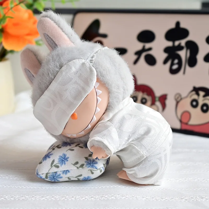Clothes for Labubu Doll White Pajamas 15/17cm Plush Doll'S Clothes Replacement Labubu I II Idol Dolls Sitting Party Accessories
Clothes for Labubu Doll White Pajamas 15/17cm Plush Doll'S Clothes Replacement Labubu I II Idol Dolls Sitting Party Accessories