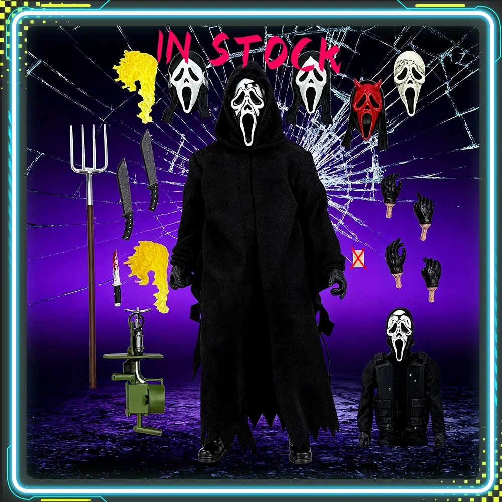 18cm Scream Movie Ghost Face Action Figure Movable PVC Model Doll Anime Style Collectible Halloween Spooky Theme Toy Great Gifts
18cm Scream Movie Ghost Face Action Figure Movable PVC Model Doll Anime Style Collectible Halloween Spooky Theme Toy Great Gifts