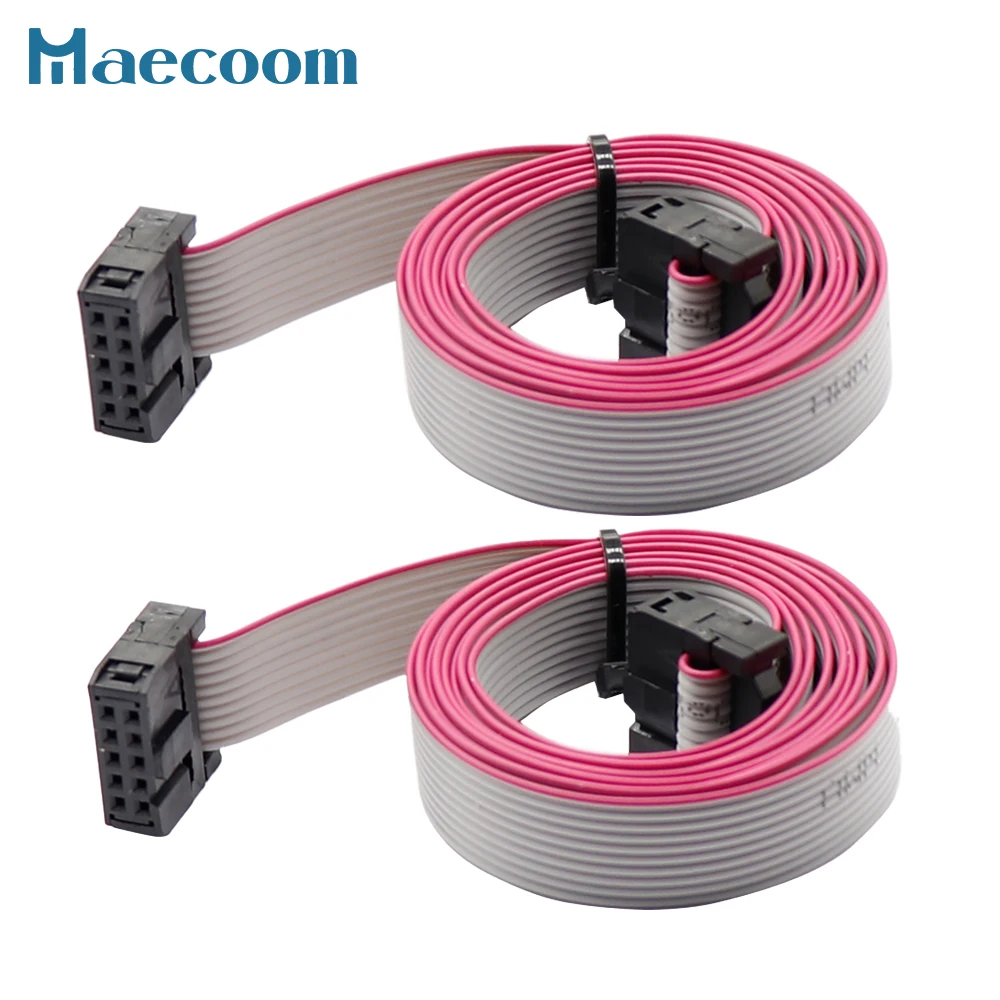 2pcs 10p Ribbon cable 50cm IDC10 flat cable 10 pin data wire LCD 2004 12864 extension cable Ramps lead wire 10pin for LCD12864
2pcs 10p Ribbon cable 50cm IDC10 flat cable 10 pin data wire LCD 2004 12864 extension cable Ramps lead wire 10pin for LCD12864