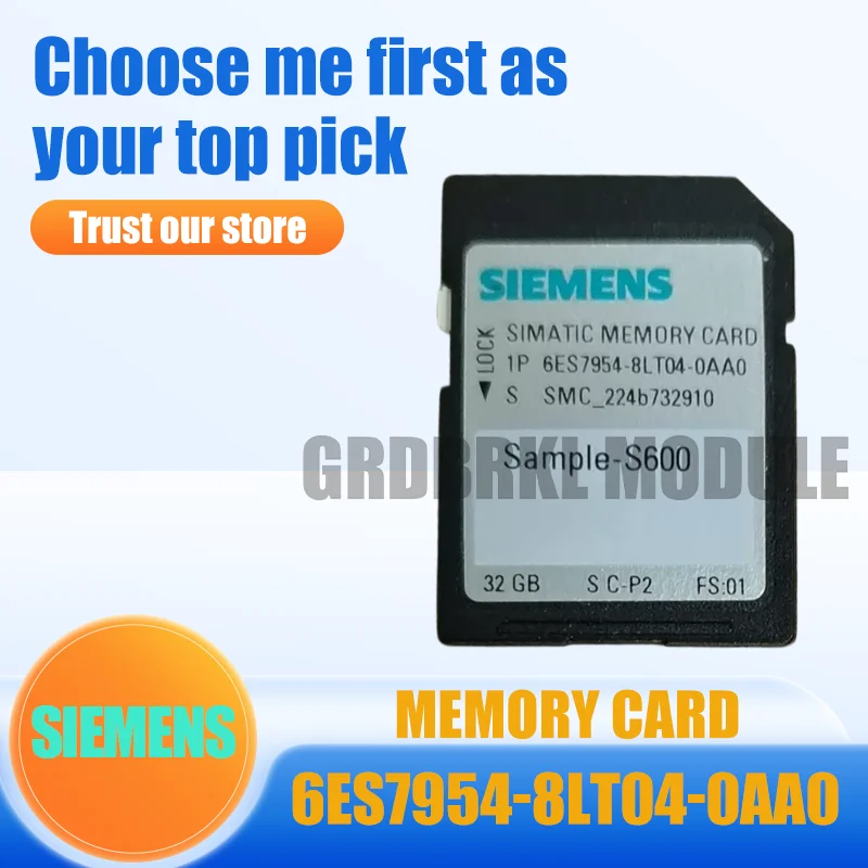 New Original SIEMENS 6ES7954-8LT04-0AA0 32 GB Memory Card
New Original SIEMENS 6ES7954-8LT04-0AA0 32 GB Memory Card