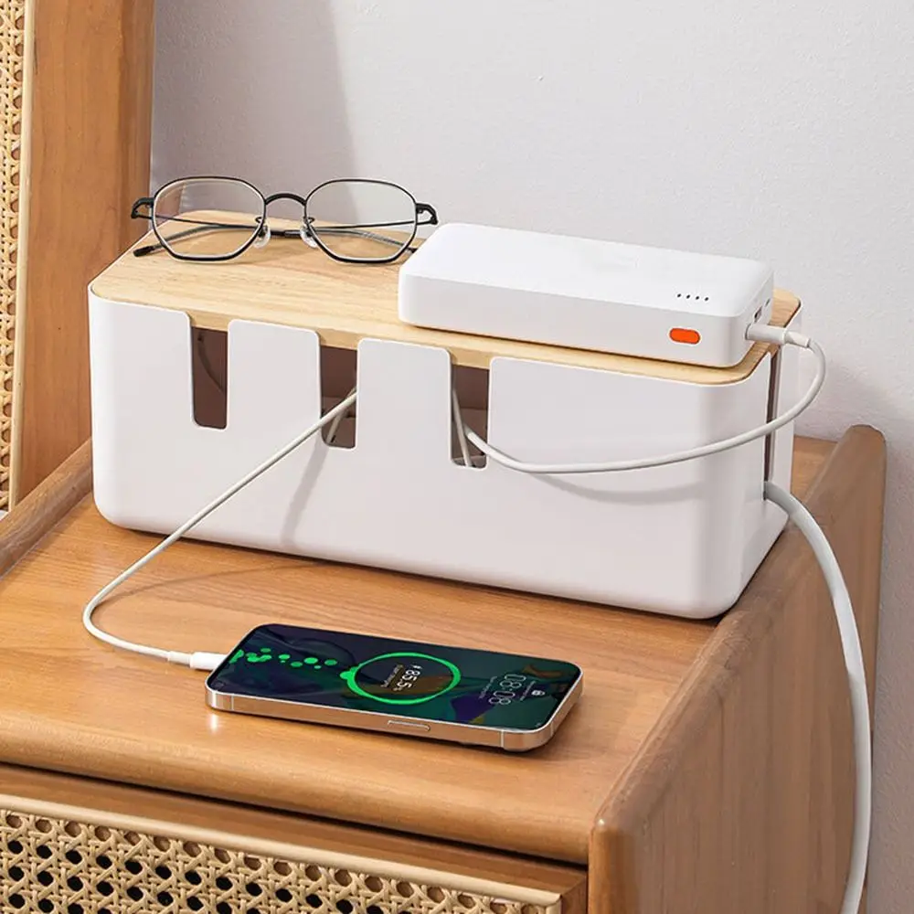 Practical Hidden Cable Storage Box White Plastic Power Strip Case Seven-hole Dustproof Line Storage Bin Wire Case
Practical Hidden Cable Storage Box White Plastic Power Strip Case Seven-hole Dustproof Line Storage Bin Wire Case
