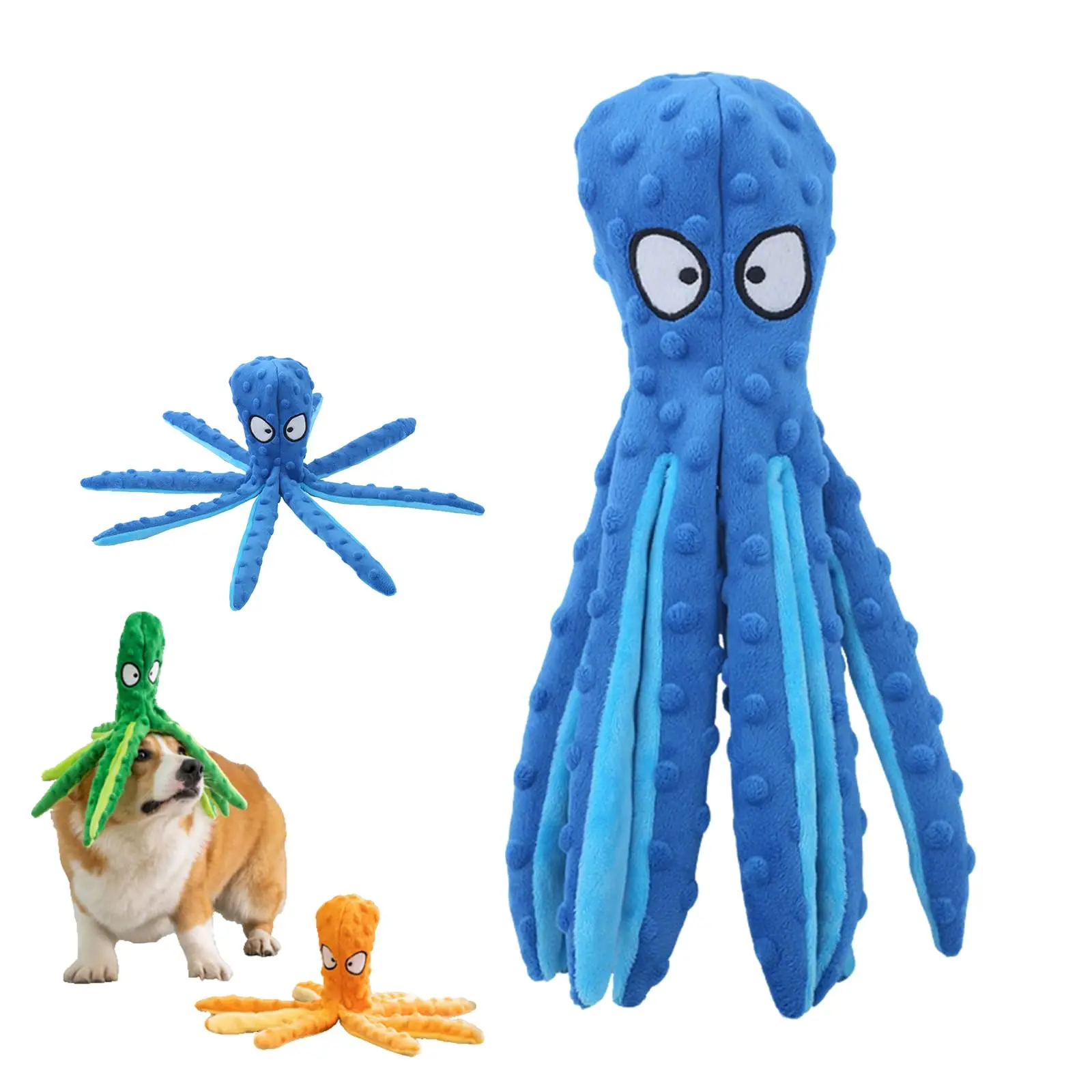 Octopus Dog Toy Stuffing Free Octopus Dog Toy for Aggressive Chewers Durable Squeaky Plush with Long Tentacles Durable Chew Toys
Octopus Dog Toy Stuffing Free Octopus Dog Toy for Aggressive Chewers Durable Squeaky Plush with Long Tentacles Durable Chew Toys