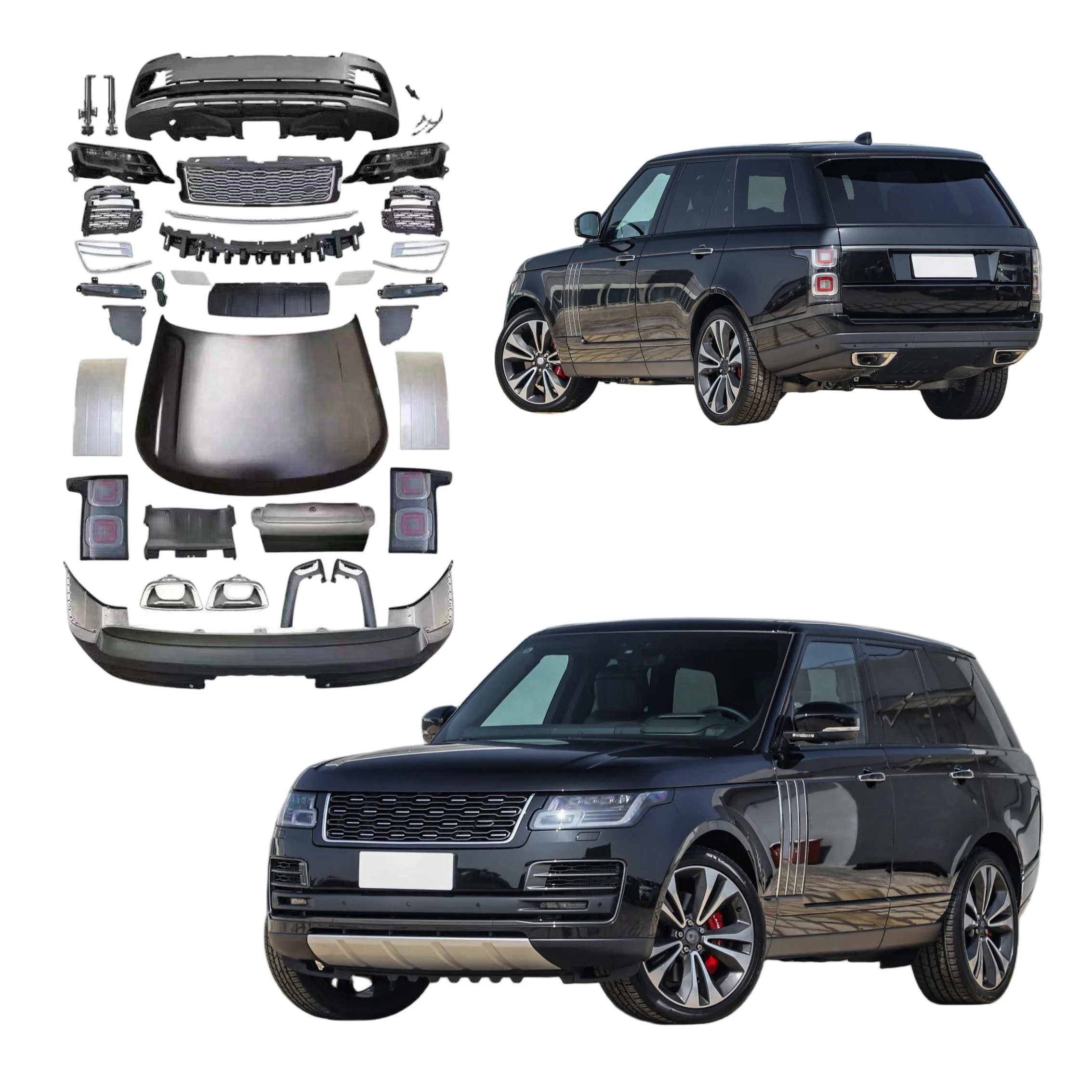Auto Body Kit for Range Rover 2013-2017 Upgrade to 2018-2021 SVA Style Car Accessories Automotive Parts Hood Bumper Fender
Auto Body Kit for Range Rover 2013-2017 Upgrade to 2018-2021 SVA Style Car Accessories Automotive Parts Hood Bumper Fender