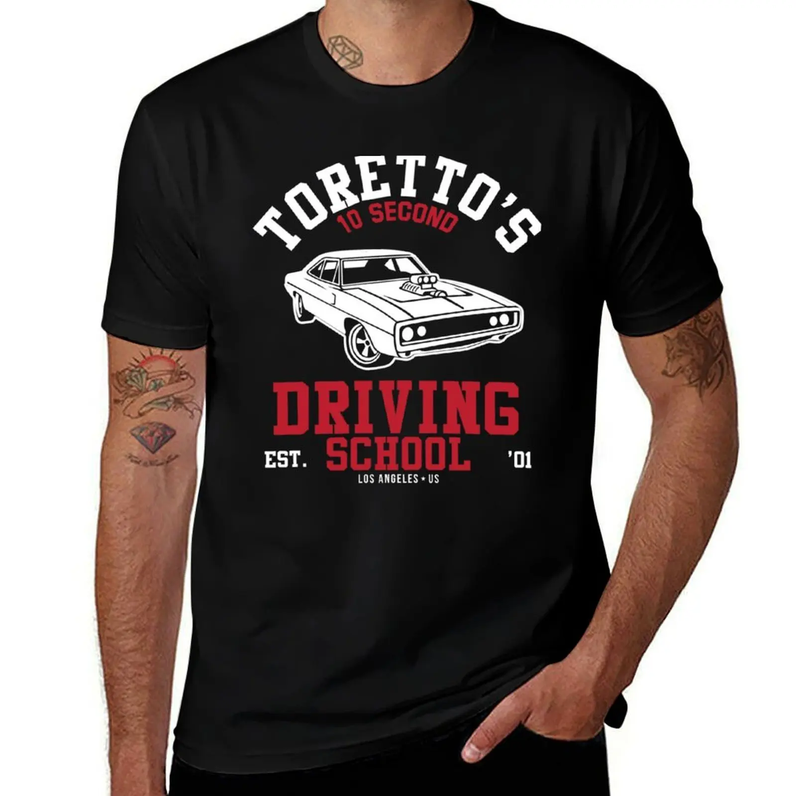 Fast And the Furious Torettos Driving School T-Shirt man t shirts cotton t shirt man cotton T-Shirt
Fast And the Furious Torettos Driving School T-Shirt man t shirts cotton t shirt man cotton T-Shirt
