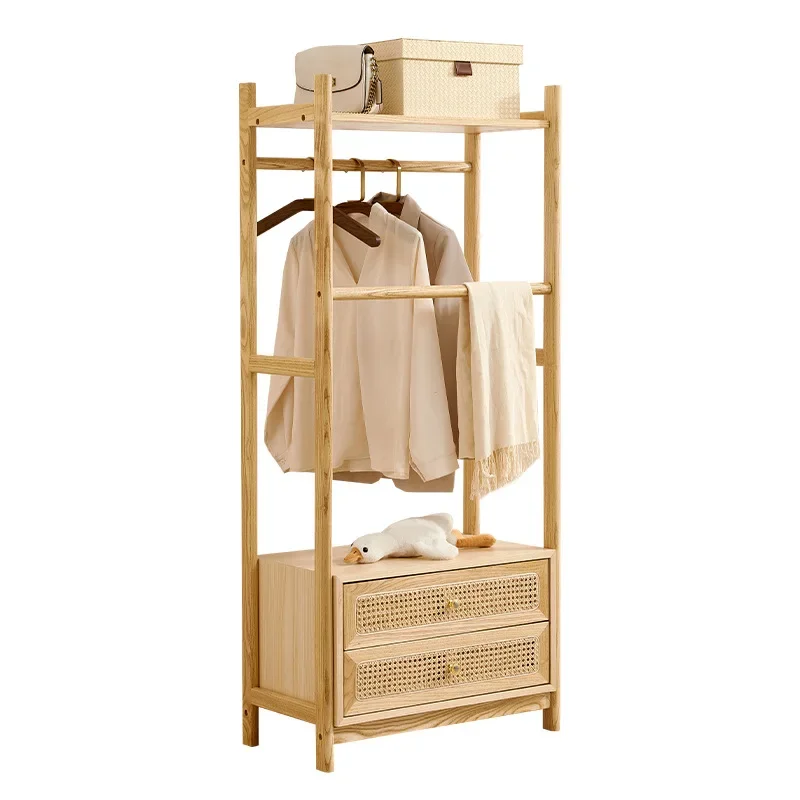 Rattan art solid wood floor-to-ceiling hanger, Nordic simple bedroom multi-functional Japanese storage
Rattan art solid wood floor-to-ceiling hanger, Nordic simple bedroom multi-functional Japanese storage
