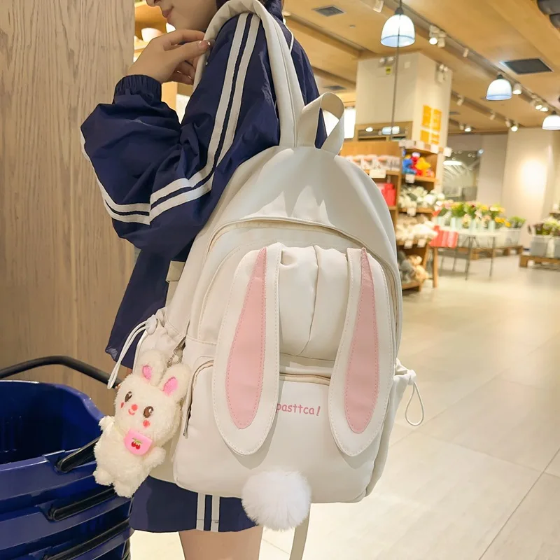Cute Rabbit Ear Backpack Versatile Kids Backpacks for Boy School Bags Travel Backpacks Class Bags for Girl Nylon Sports Bag Sac
Cute Rabbit Ear Backpack Versatile Kids Backpacks for Boy School Bags Travel Backpacks Class Bags for Girl Nylon Sports Bag Sac